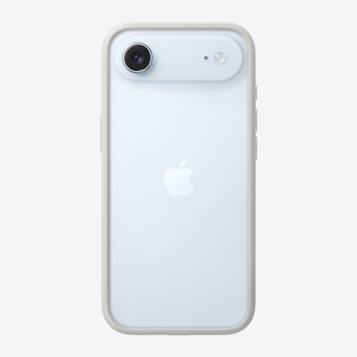 iPhone Air Bumper – Hellgrau – Rückseite