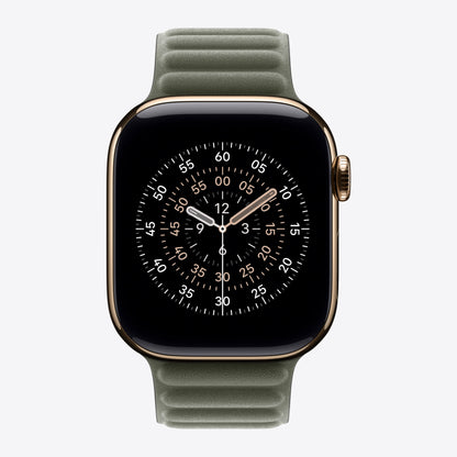 Uhrarmband für Smartwatch - 42mm - Größe S/M - Sage Gray - für Watch Hermès Series 7, Hermès Series 9, SE 3, Series 10, Series 11, Series 8, Series 9