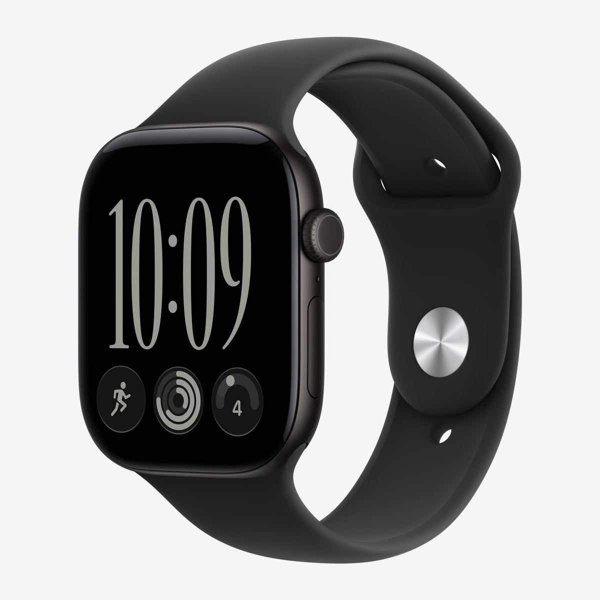 46 mm Sportarmband Schwarz – XL – Ansicht 2