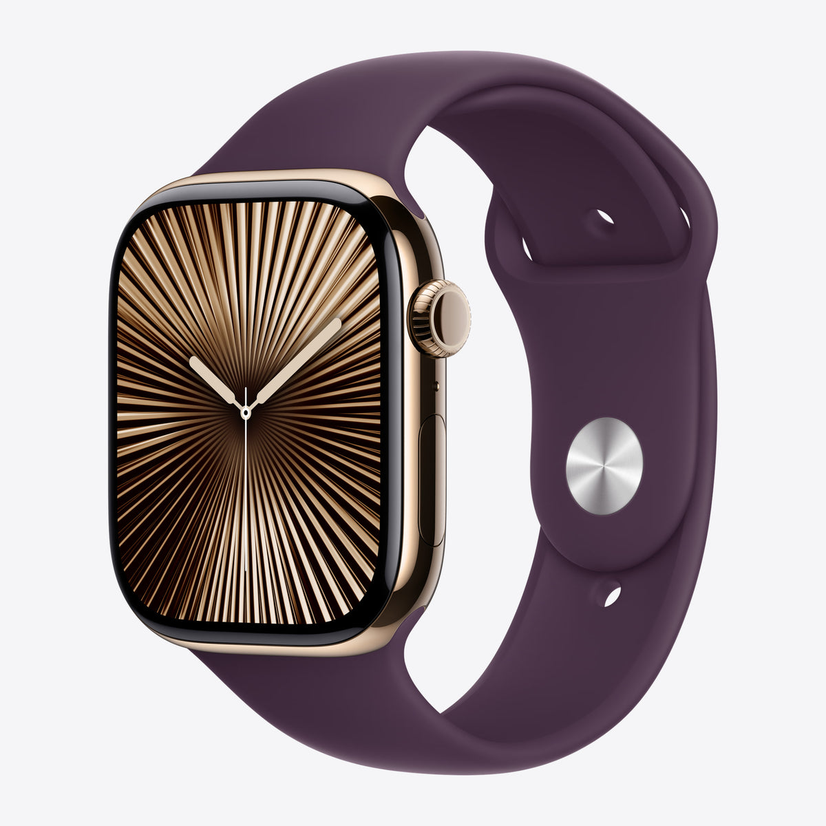Armband für Smartwatch - 46mm - Größe S/M - Pflaume – Ansicht 2