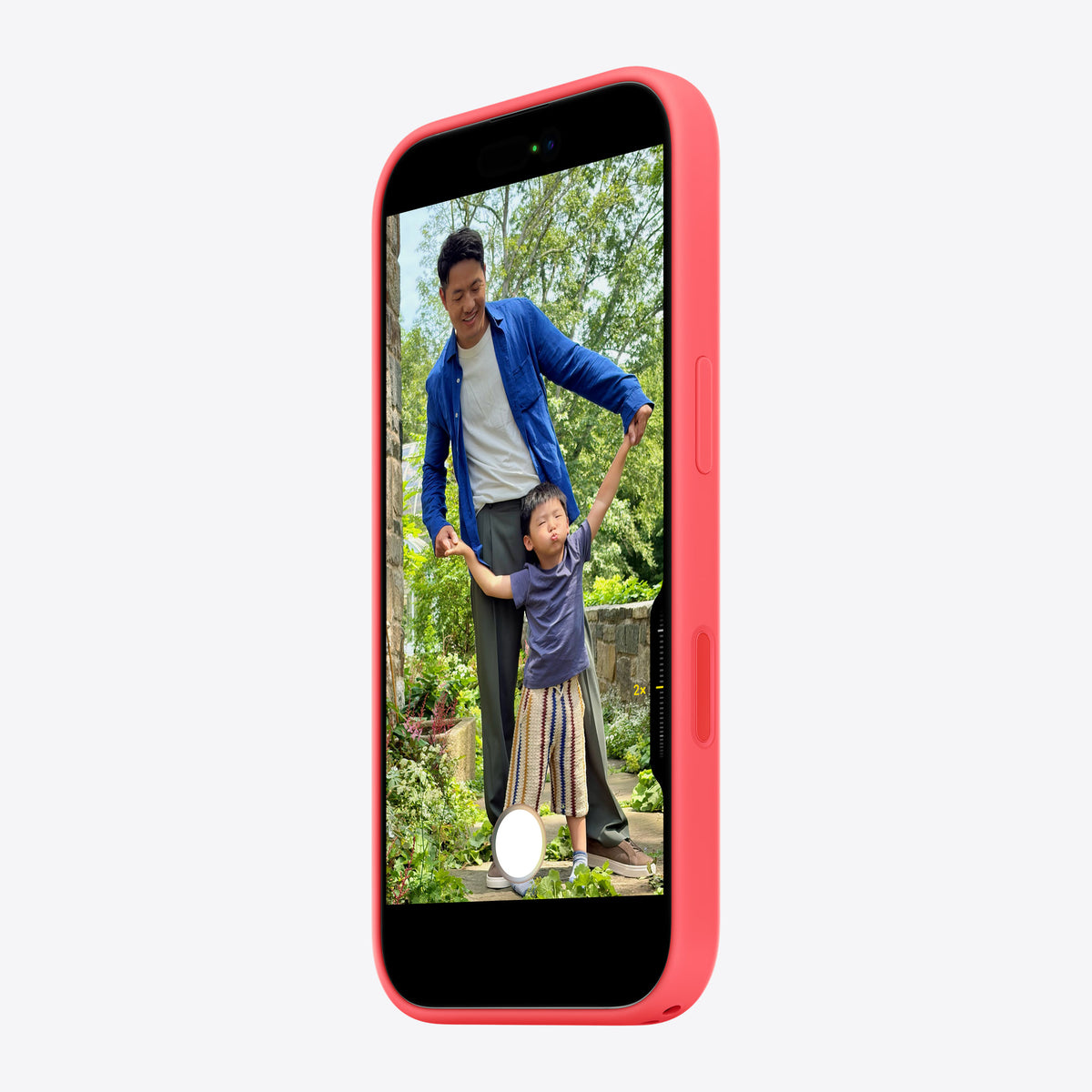 iPhone 17 Silicone Case with MagSafe – Bright Guava – View 2