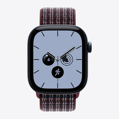 42 mm Sport Loop Burgunder Kariert