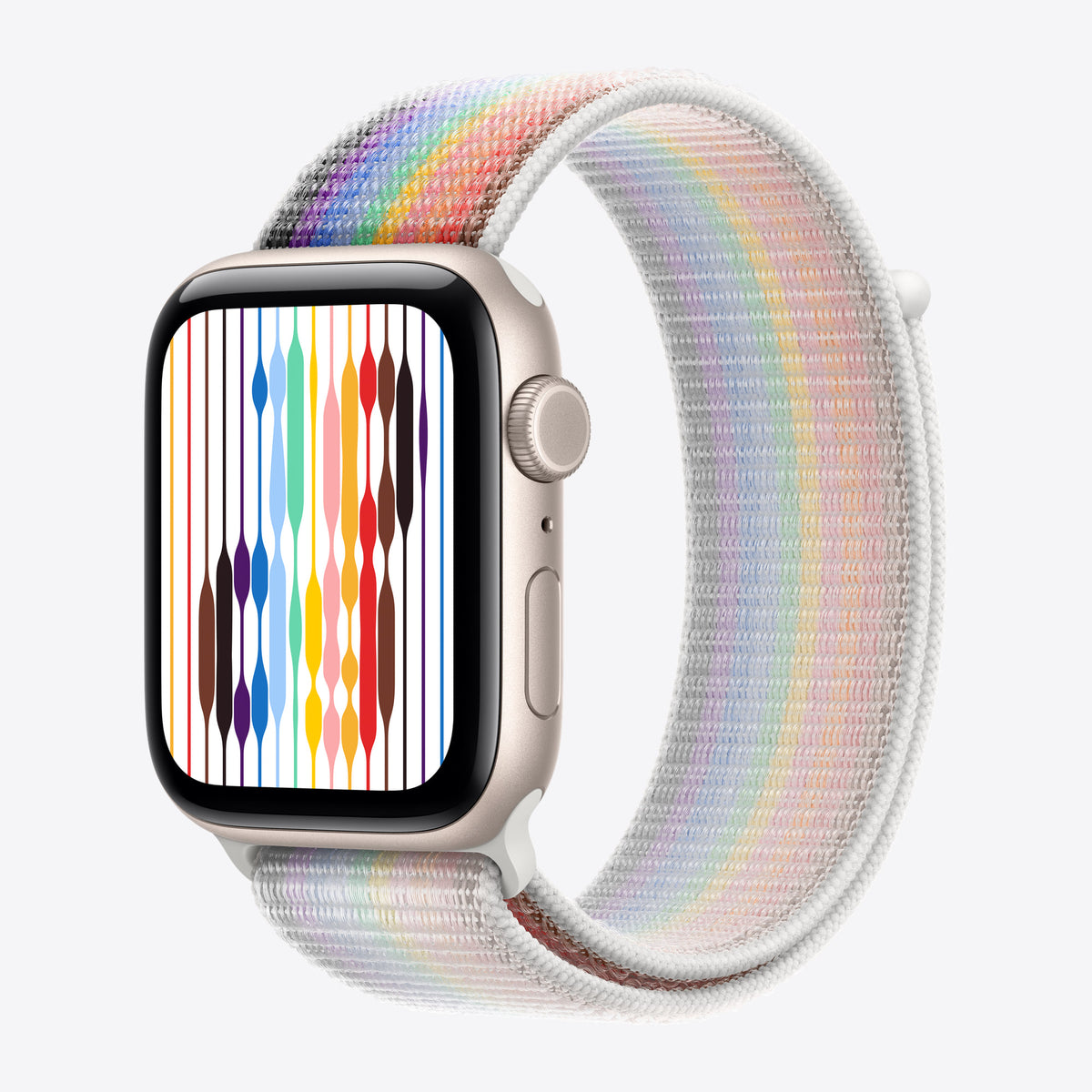 Pride Edition - Loop für Smartwatch - 45 mm - 145 - 220 mm - für Watch Hermès Series 9, SE 3, Series 10, Series 11, Series 8, Series 9, Ultra 2, Ultra 3 – Ansicht 2
