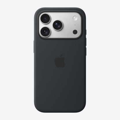 iPhone 17 Pro Silicone Case with MagSafe – Black