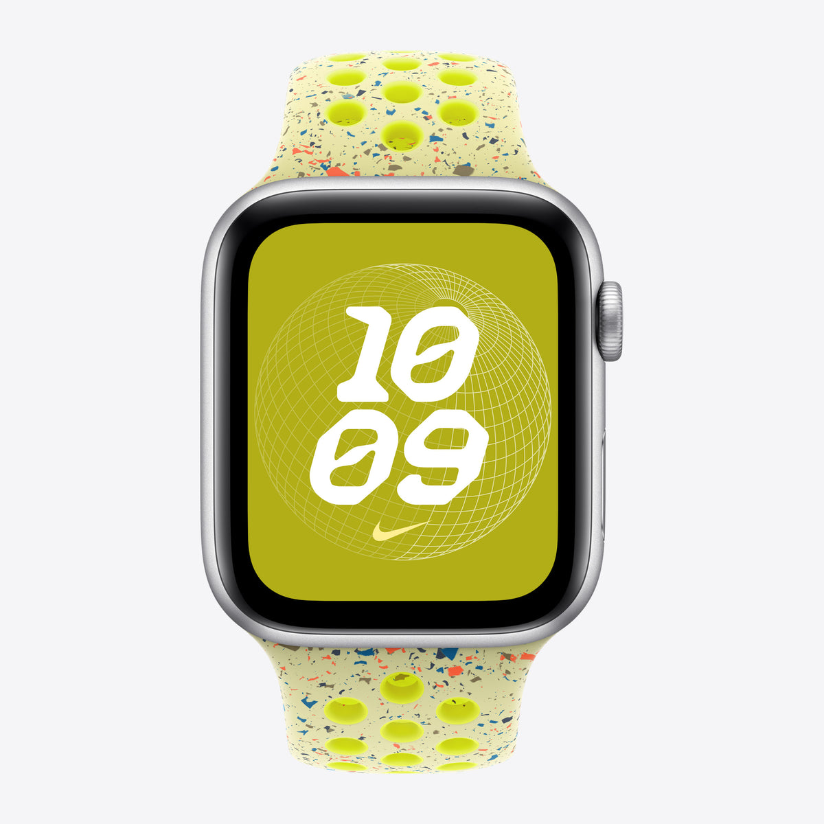 Apple Nike - Armband für Smartwatch - 46mm - M/L (für Handgelenke 160 - 210 mm) - Volt-Spritzschutz – Ansicht 3