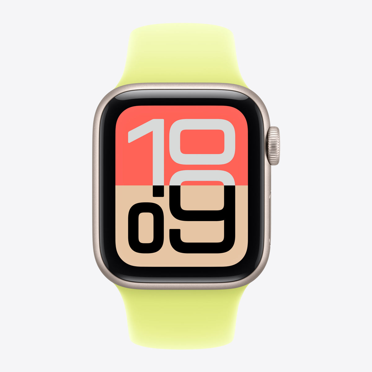 Armband für Smartwatch - 40mm - Größe M/L - Neongelb - für Watch Hermès Series 7, Hermès Series 9, SE 3, Series 10, Series 11, Series 8, Series 9 – View 3