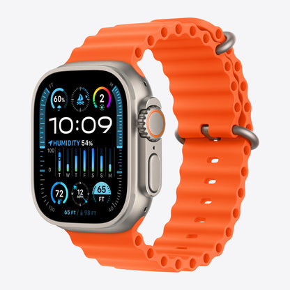 Armbandverlängerung für Smartwatch - 49 mm - 130 - 250 mm - orange