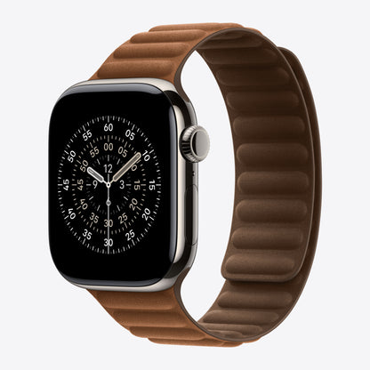 Uhrarmband für Smartwatch - 42mm - Größe S/M - Caramel - für Watch Hermès Series 7, Hermès Series 9, SE 3, Series 10, Series 11, Series 8, Series 9