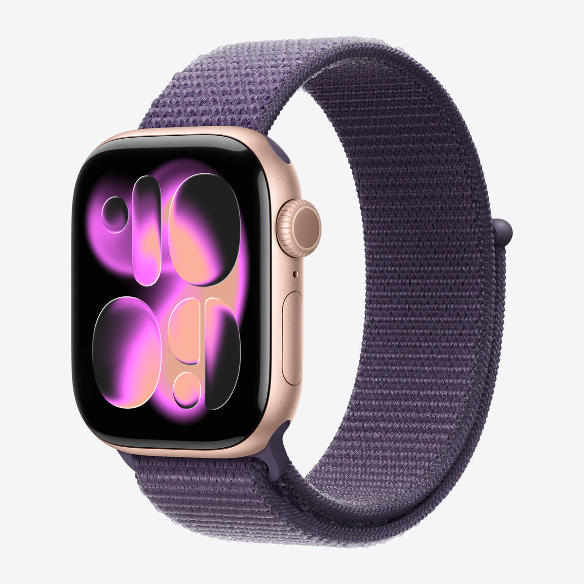 Loop für Smartwatch - 42mm - 130 - 200 mm - lila Nebel - für Watch Hermès Series 7, Hermès Series 9, SE 3, Series 10, Series 11, Series 8, Series 9 – Ansicht 2