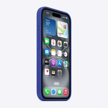 iPhone 16 Silicone Case with MagSafe – Ultramarine