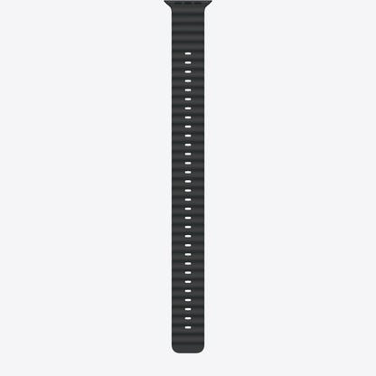 Uhrenarmbandverlängerung für Smartwatch - 49 mm, natürliche Titan-Oberfläche - 130 - 250 mm - Schwarz