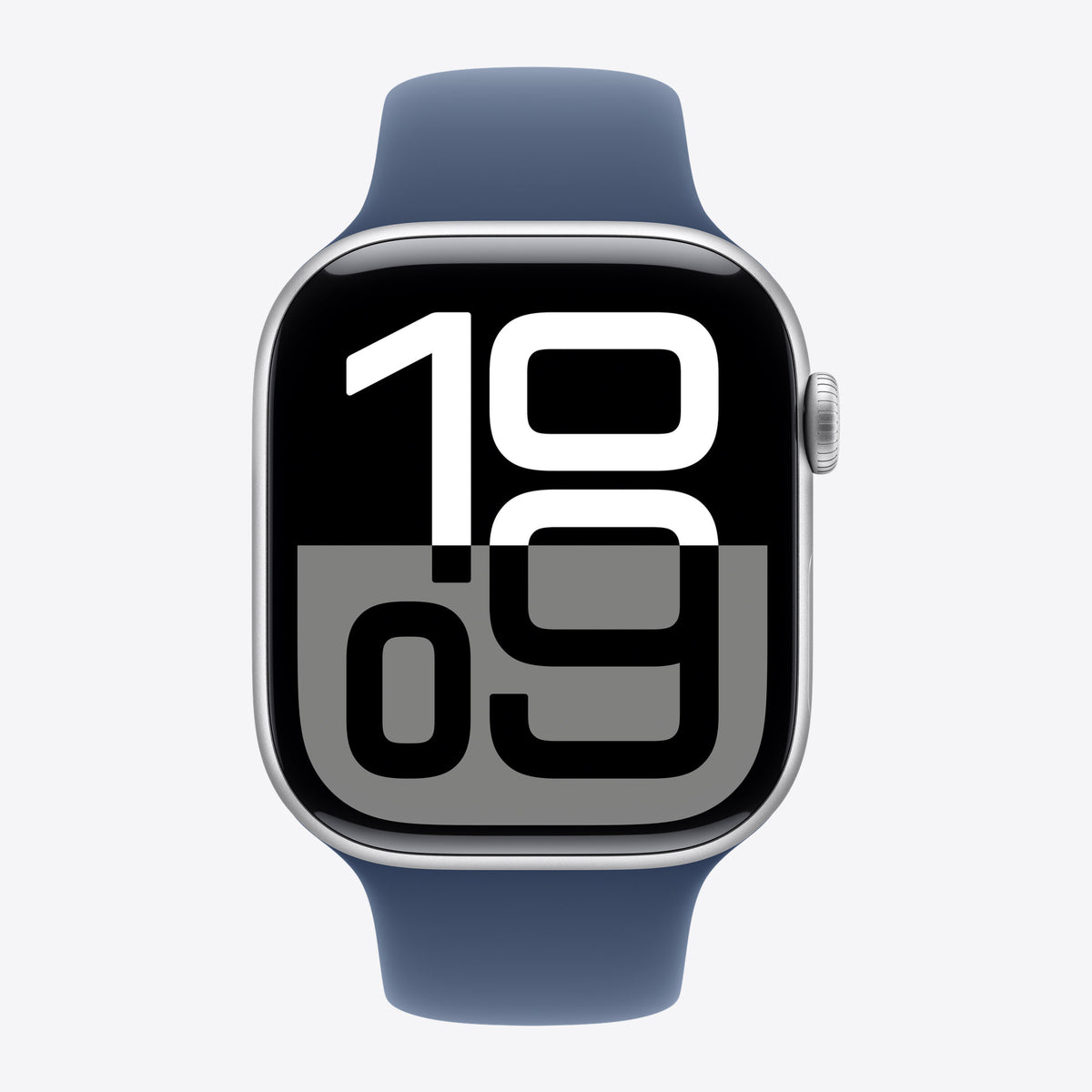 Uhrarmband für Smartwatch - 46mm - Größe S/M - Denim – Ansicht 3