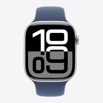 Uhrarmband für Smartwatch - 46mm - Größe S/M - Denim