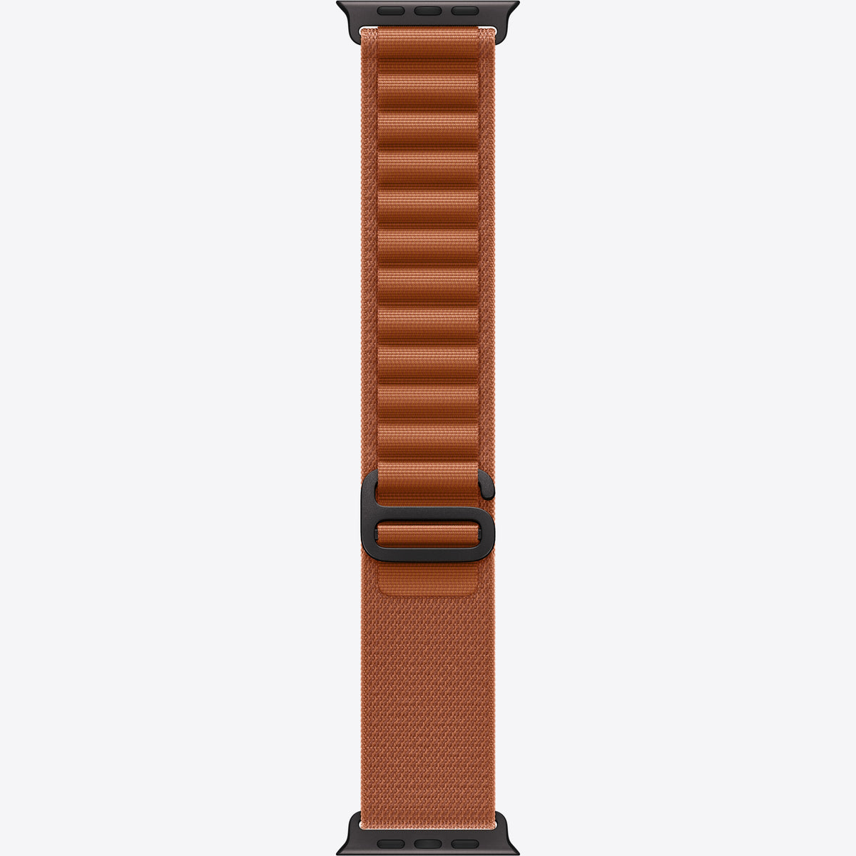 Loop für Smartwatch - 49 mm, schwarze Titanfassung - Größe S - Terra cotta - für Watch Hermès Series 9, SE 3, Series 10, Series 11, Series 8, Series 9, Ultra 2, Ultra 3