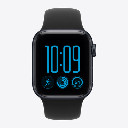 40 mm Sportarmband Schwarz – M/L