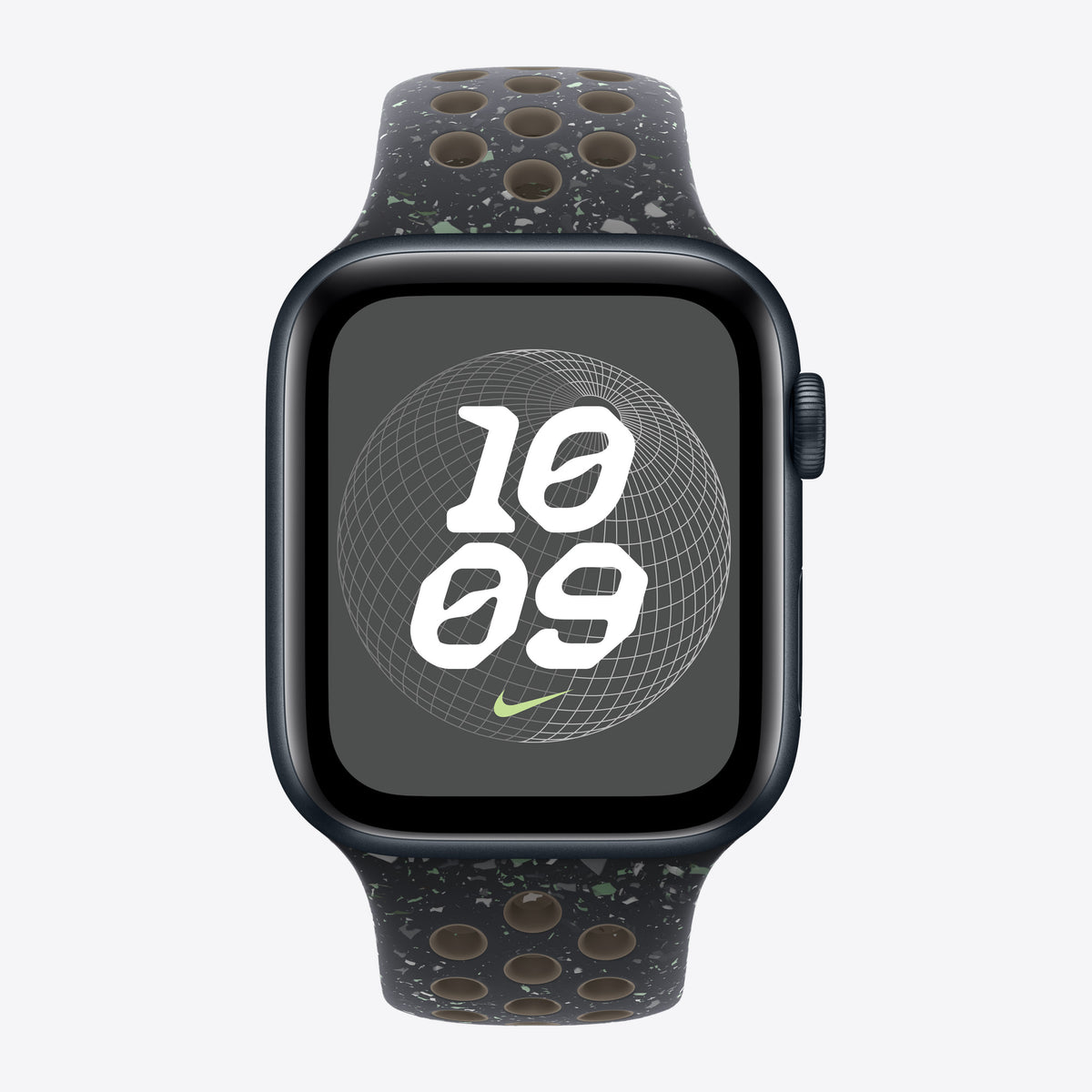 Apple Nike - Uhrarmband für Smartwatch - 46mm - Größe S/M - Midnight Sky - für Watch Hermès Series 9, SE 3, Series 10, Series 11, Series 8, Series 9, Ultra 2, Ultra 3 – Ansicht 3