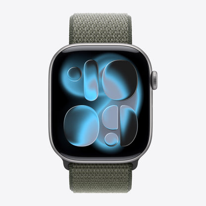 Loop für Smartwatch - 46mm - 145 - 220 mm - Wald - für Watch Hermès Series 9, SE 3, Series 10, Series 11, Series 8, Series 9, Ultra 2, Ultra 3