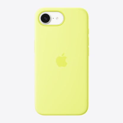 iPhone 16e Silicone Case – Neon Yellow