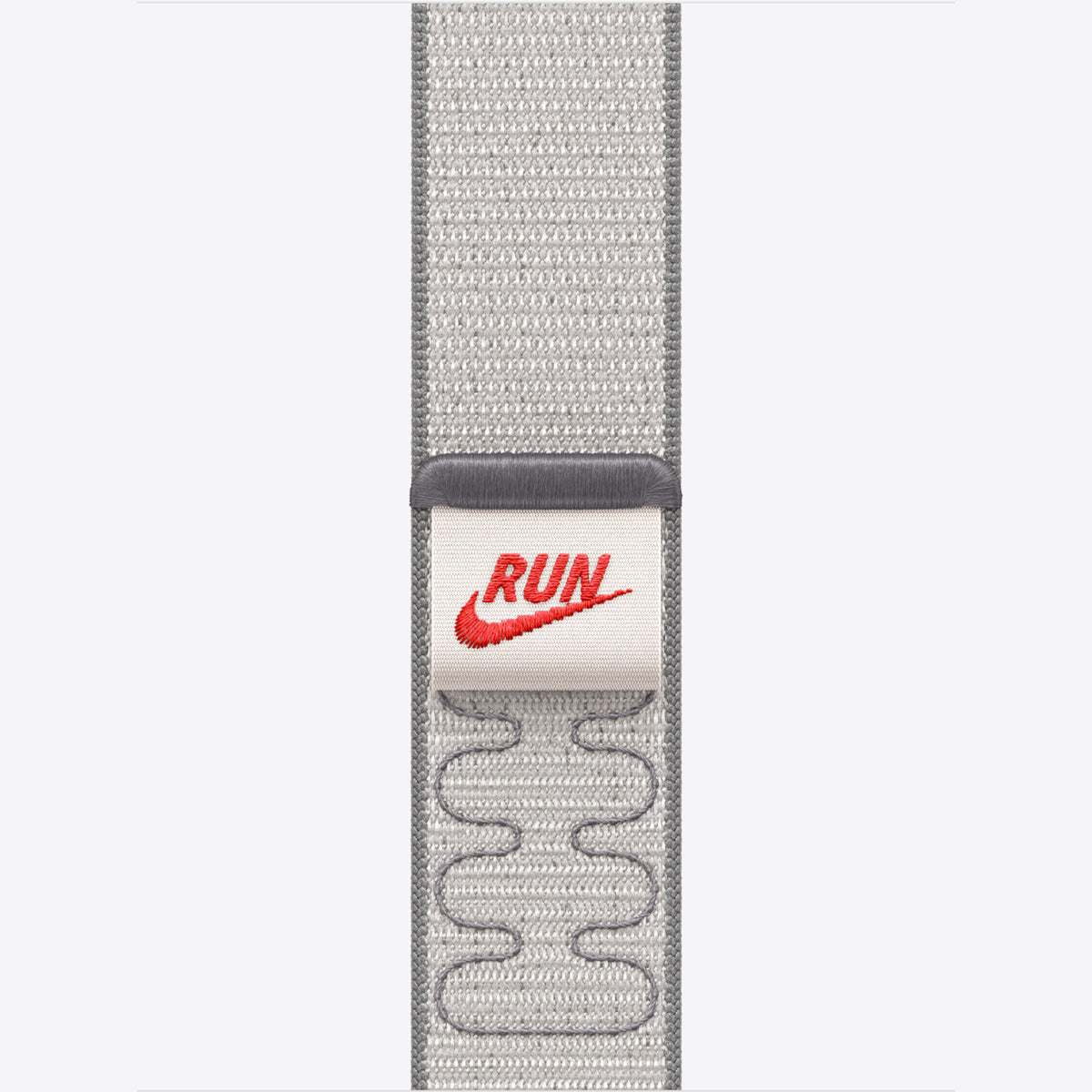 Apple Nike - Loop für Smartwatch - 42mm - 130 - 190 mm - verschleierter Grau - für Watch Hermès Series 7, Hermès Series 9, SE 3, Series 10, Series 11, Series 8, Series 9