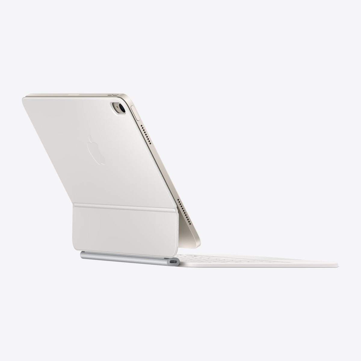 Magic Keyboard for iPad Air 11-inch (M4) – German – White – Rear view