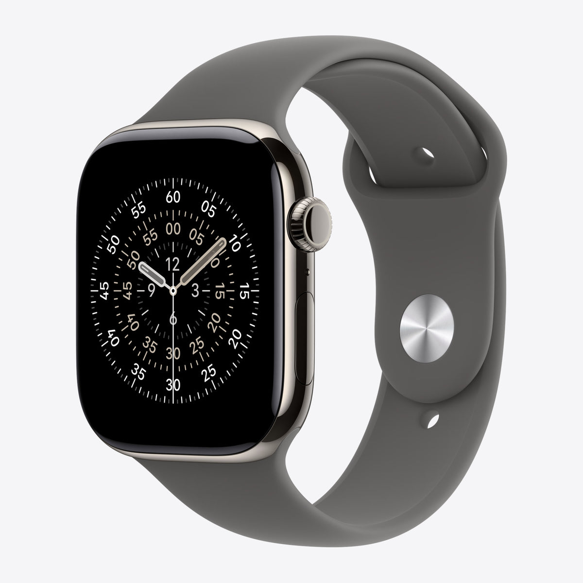 Uhrarmband für Smartwatch - 46mm - Größe S/M - Stone Grey - für Watch Hermès Series 9, SE 3, Series 10, Series 11, Series 8, Series 9, Ultra 2, Ultra 3 – Ansicht 2