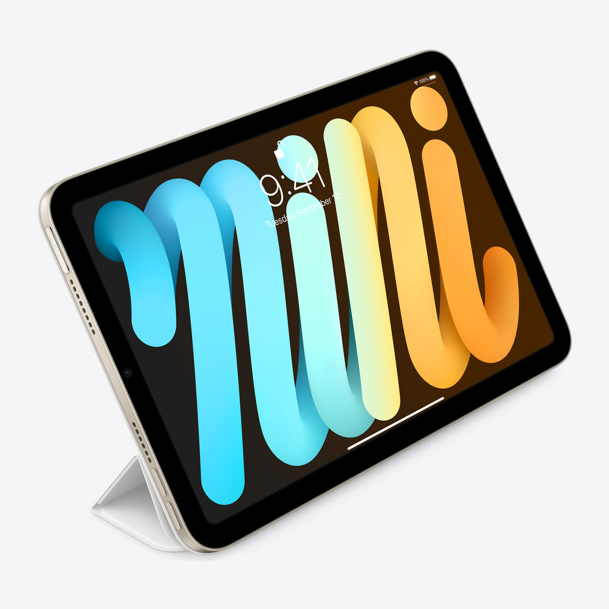 Apple Smart - Flip-Hülle für Tablet - weiß - für iPad mini (6. Generation) – View 2