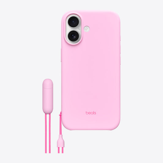 Beats iPhone 17 Kickstand Case mit MagSafe und Kamerasteuerung – Kieselrosa
