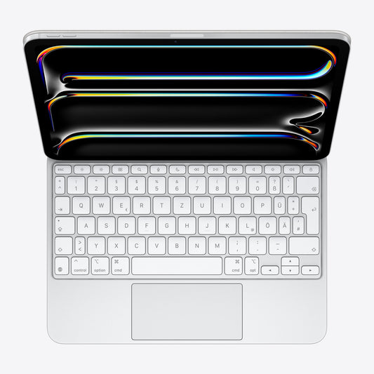 Magic Keyboard für 11" iPad Pro (M5) – Deutsch – Weiß
