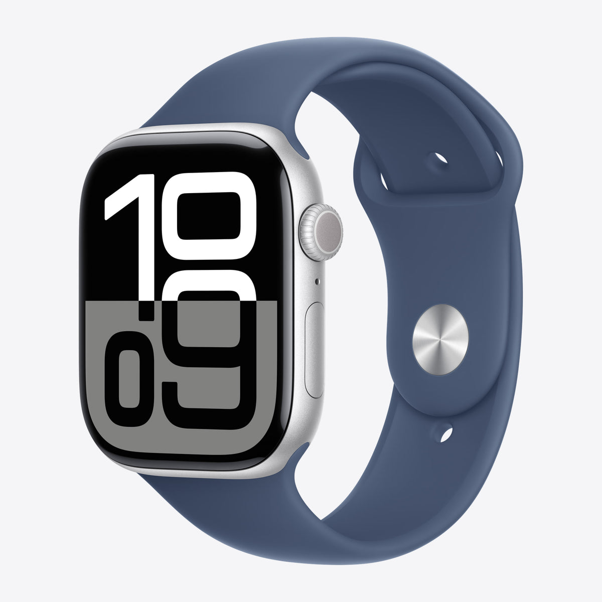 Uhrarmband für Smartwatch - 46mm - Größe S/M - Denim – Ansicht 2