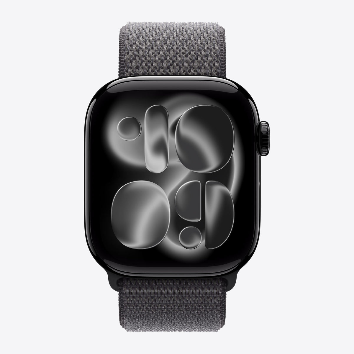 Loop für Smartwatch - 42mm - 130 - 200 mm - Dunkelgrau - für Watch Hermès Series 7, Hermès Series 9, SE 3, Series 10, Series 11, Series 8, Series 9 – Ansicht 3