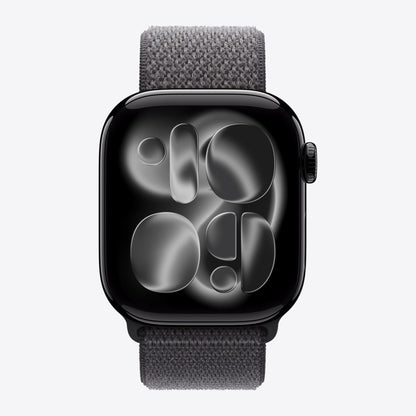 Loop für Smartwatch - 42mm - 130 - 200 mm - Dunkelgrau - für Watch Hermès Series 7, Hermès Series 9, SE 3, Series 10, Series 11, Series 8, Series 9