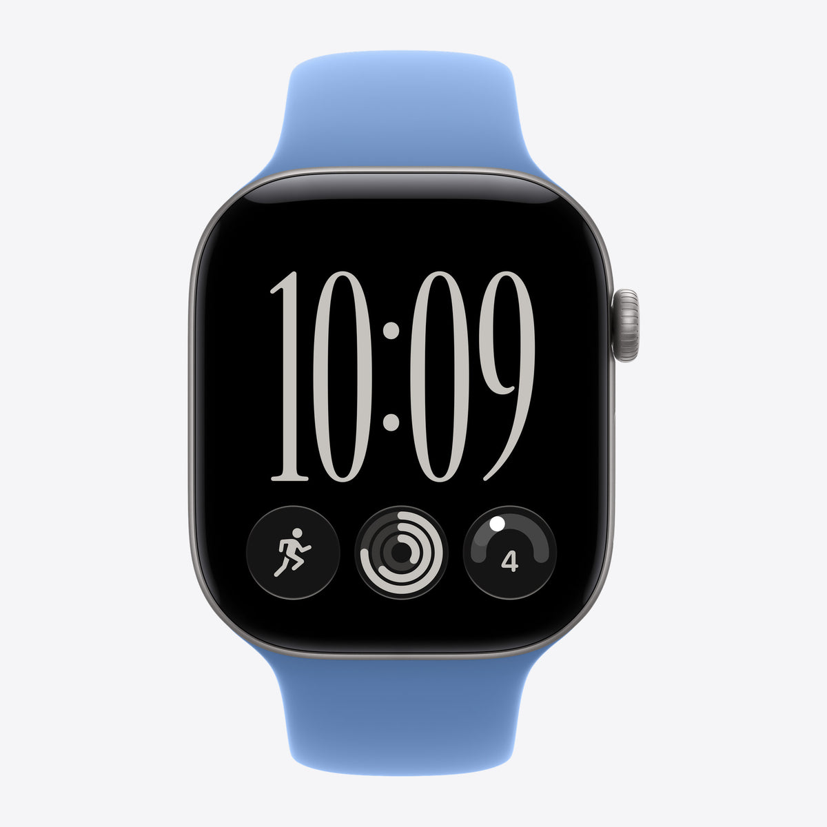 46 mm Sportarmband Hyazinthenblau – S/M – Ansicht 3