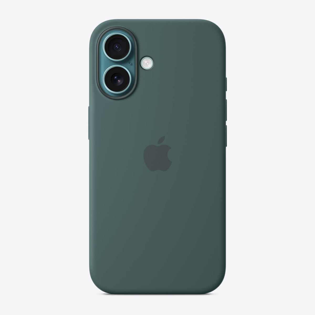 iPhone 16 Silicone Case with MagSafe – Lake Green