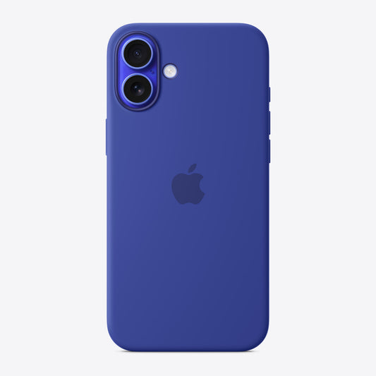 iPhone 16 Plus Silikon Case mit MagSafe – Ultramarin