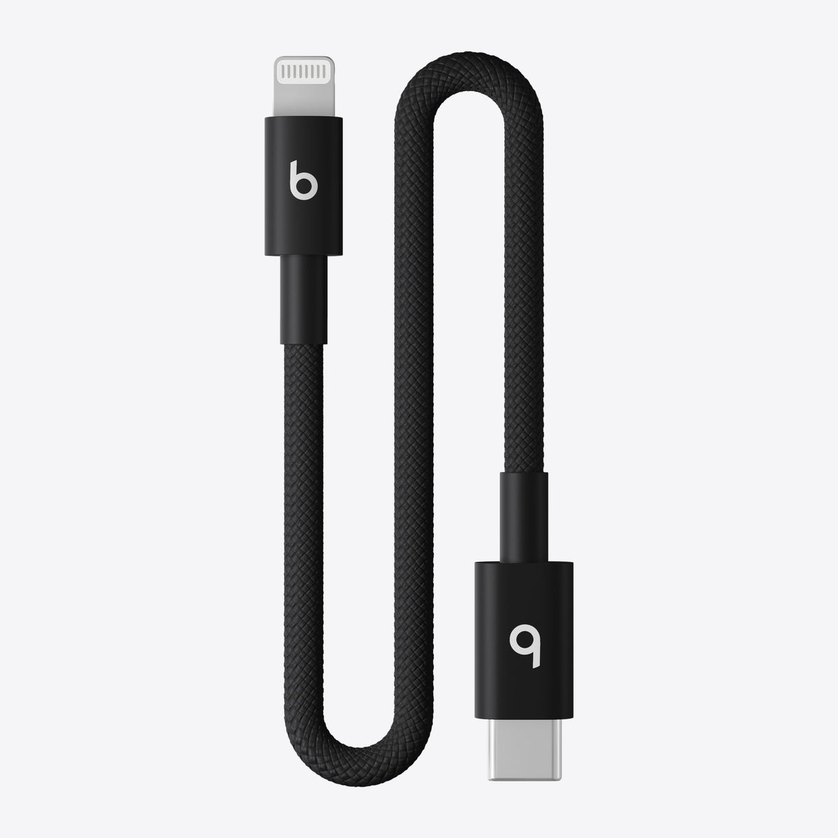Beats USB-C to Lightning Woven Short Cable (20 cm) - Bolt Black