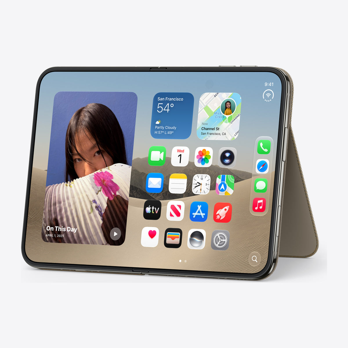 iPhone Duo Folio with Kickstand – Taupe – View 5