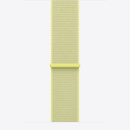 Loop für Smartwatch - 46mm - 145 - 220 mm - Neongelb - für Watch Hermès Series 9, SE 3, Series 10, Series 11, Series 8, Series 9, Ultra 2, Ultra 3
