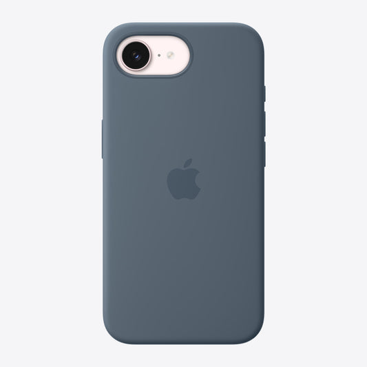 iPhone 17e Silicone Case with MagSafe – Anchor Blue