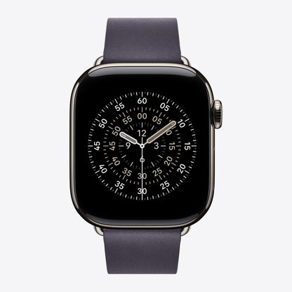 Uhrarmband für Smartwatch - 42mm - Größe S - Dunkelviolett - für Watch Hermès Series 7, Hermès Series 9, SE 3, Series 10, Series 11, Series 8, Series 9