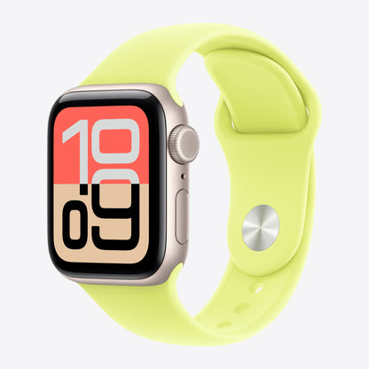 Armband für Smartwatch - 40mm - Größe S/M - Neongelb - für Watch Hermès Series 7, Hermès Series 9, SE 3, Series 10, Series 11, Series 8, Series 9