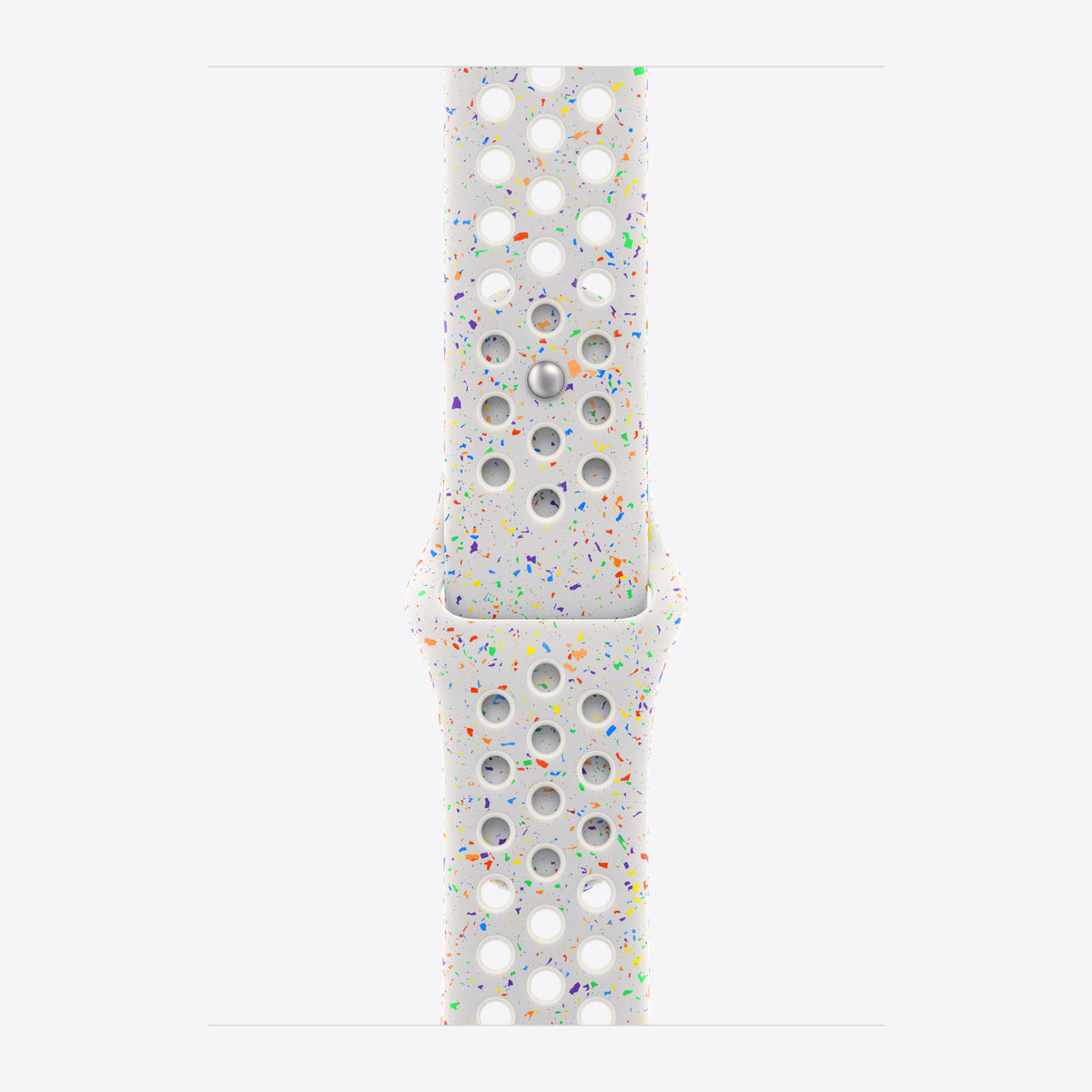 Apple Nike - Armband für Smartwatch - 46mm - M/L (für Handgelenke 160 - 210 mm) - reines Platin