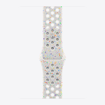 Apple Nike - Armband für Smartwatch - 46mm - M/L (für Handgelenke 160 - 210 mm) - reines Platin
