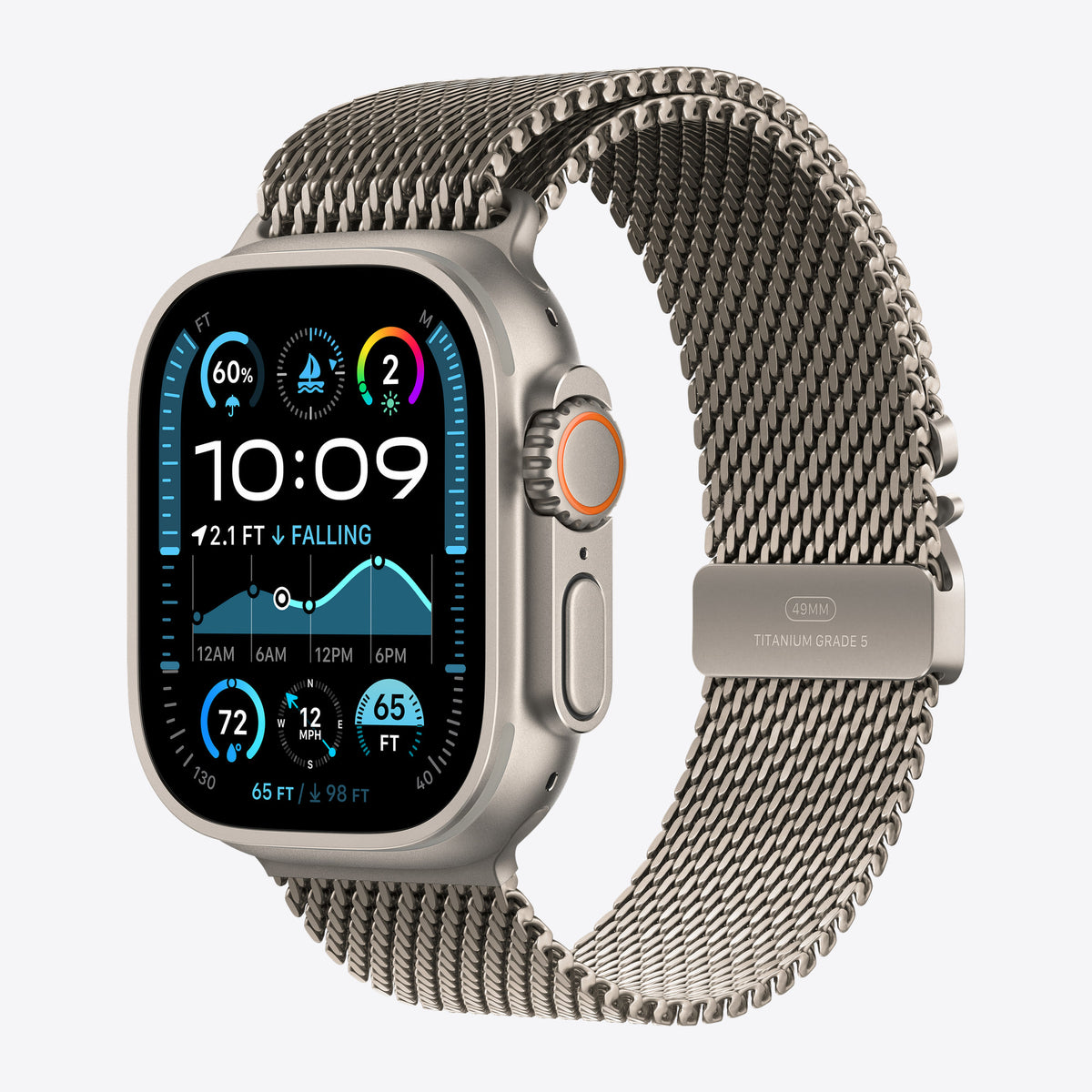 Loop für Smartwatch - 49 mm - Größe S - Natural – Ansicht 2