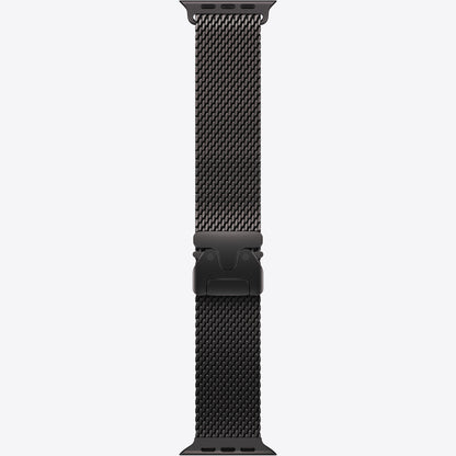 49 mm Milanaise Armband Titan Schwarz – S