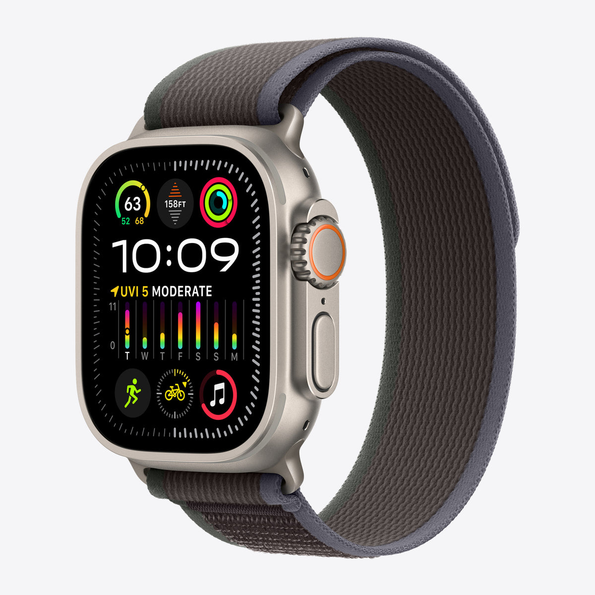 49 mm Trail Loop Blau/Schwarz – S/M – Titan Natur – Ansicht 2