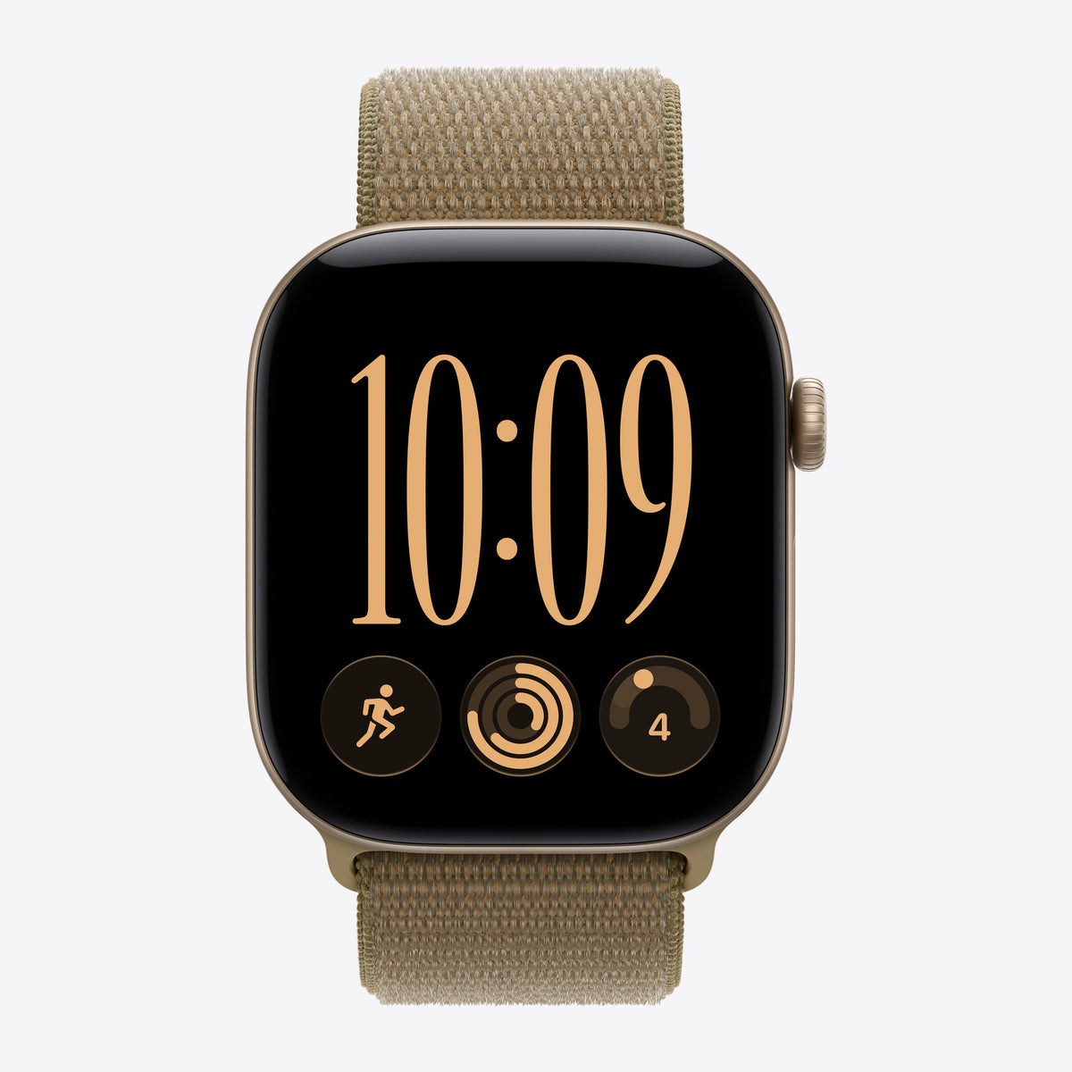 46 mm Sport Loop Oliv – XL – Ansicht 3