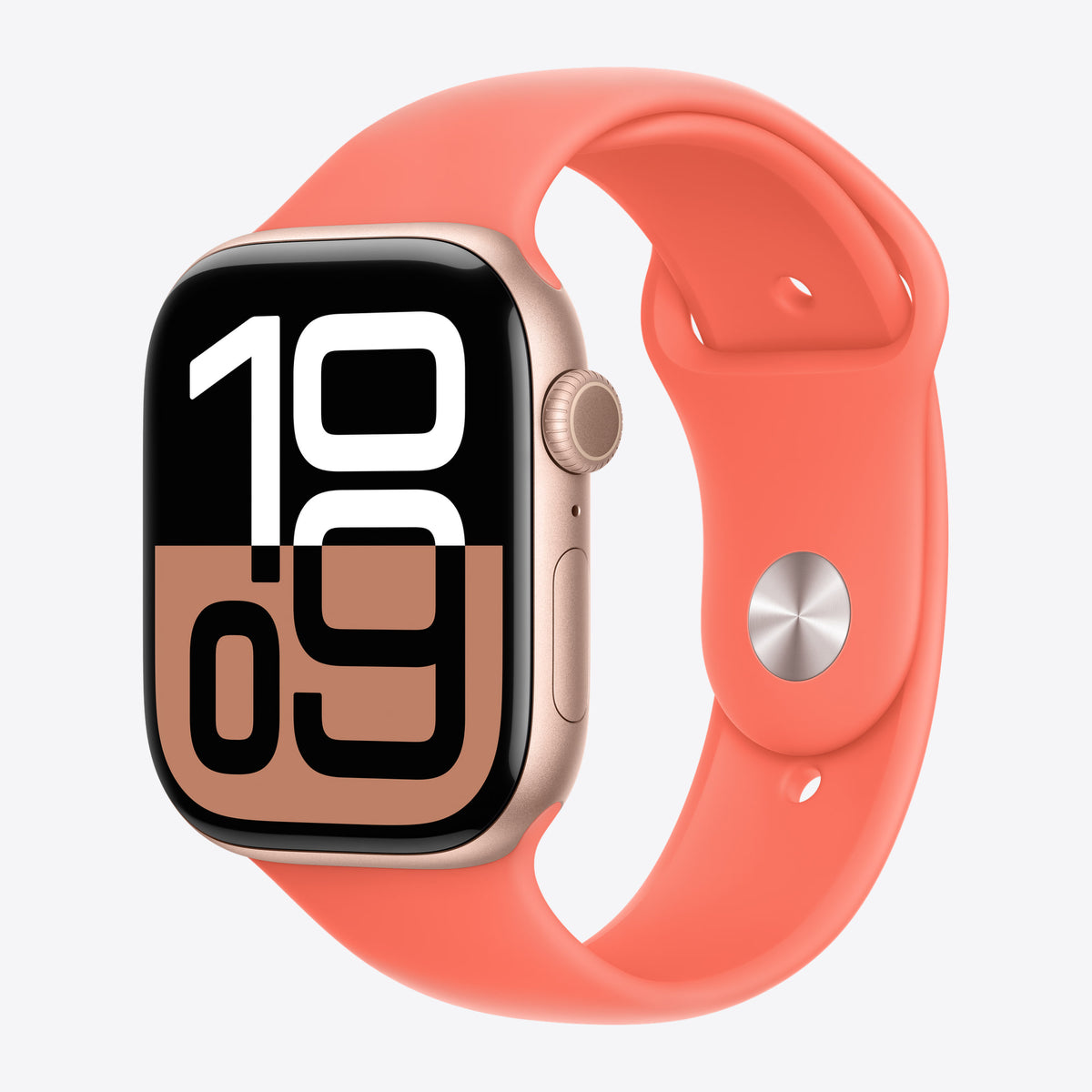 Armband für Smartwatch - 46mm - M/L (für Handgelenke 160 - 210 mm) - Tangerine – Ansicht 2