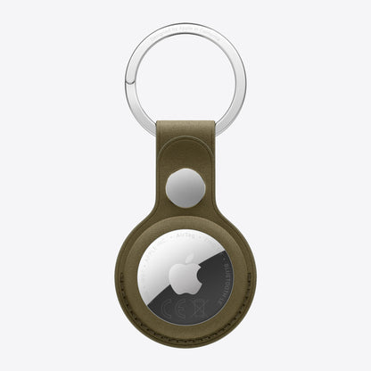Tasche für Airtag - stainless steel, FineWoven - Dark Olive