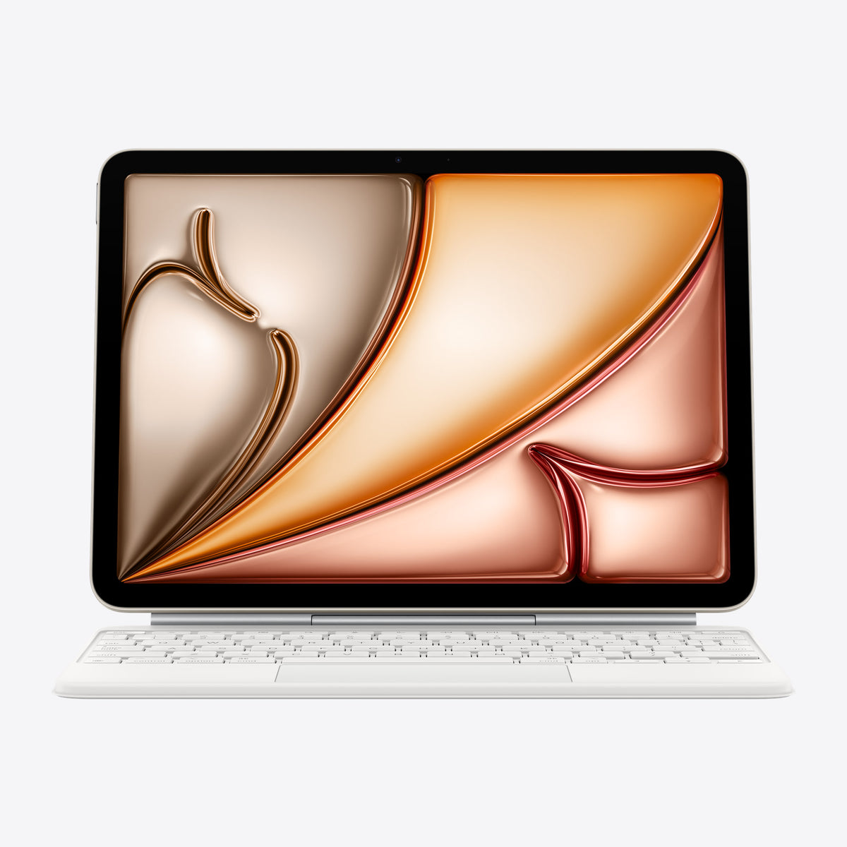 Magic Keyboard for iPad Air 11-inch (M4) – German – White – View 2