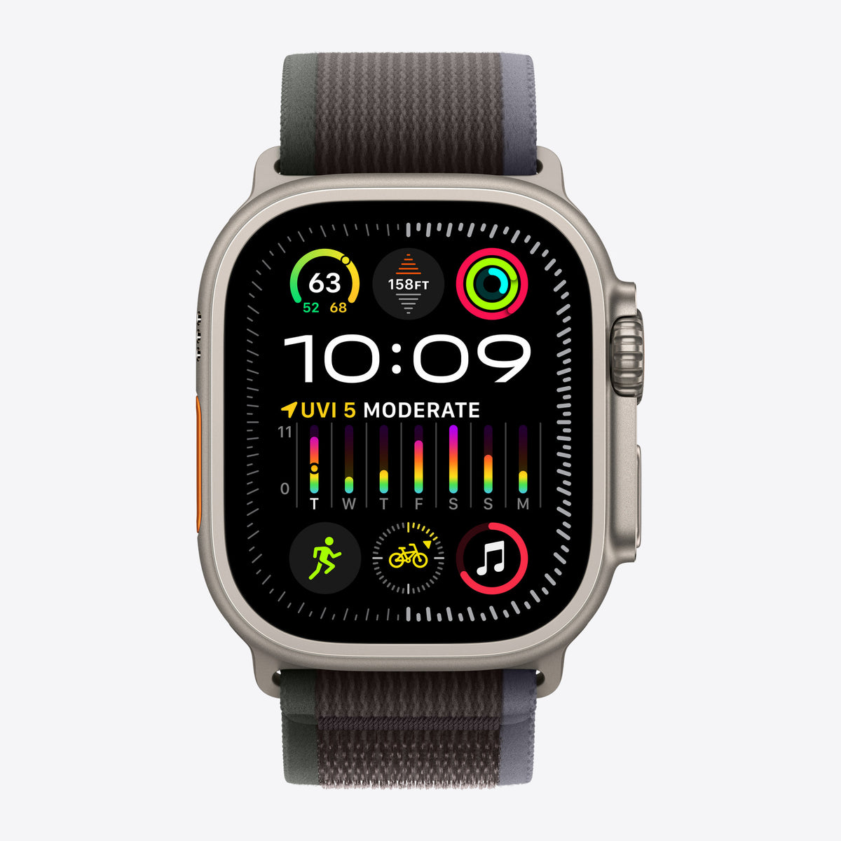 49 mm Trail Loop Blau/Schwarz – M/L – Titan Natur – Ansicht 3